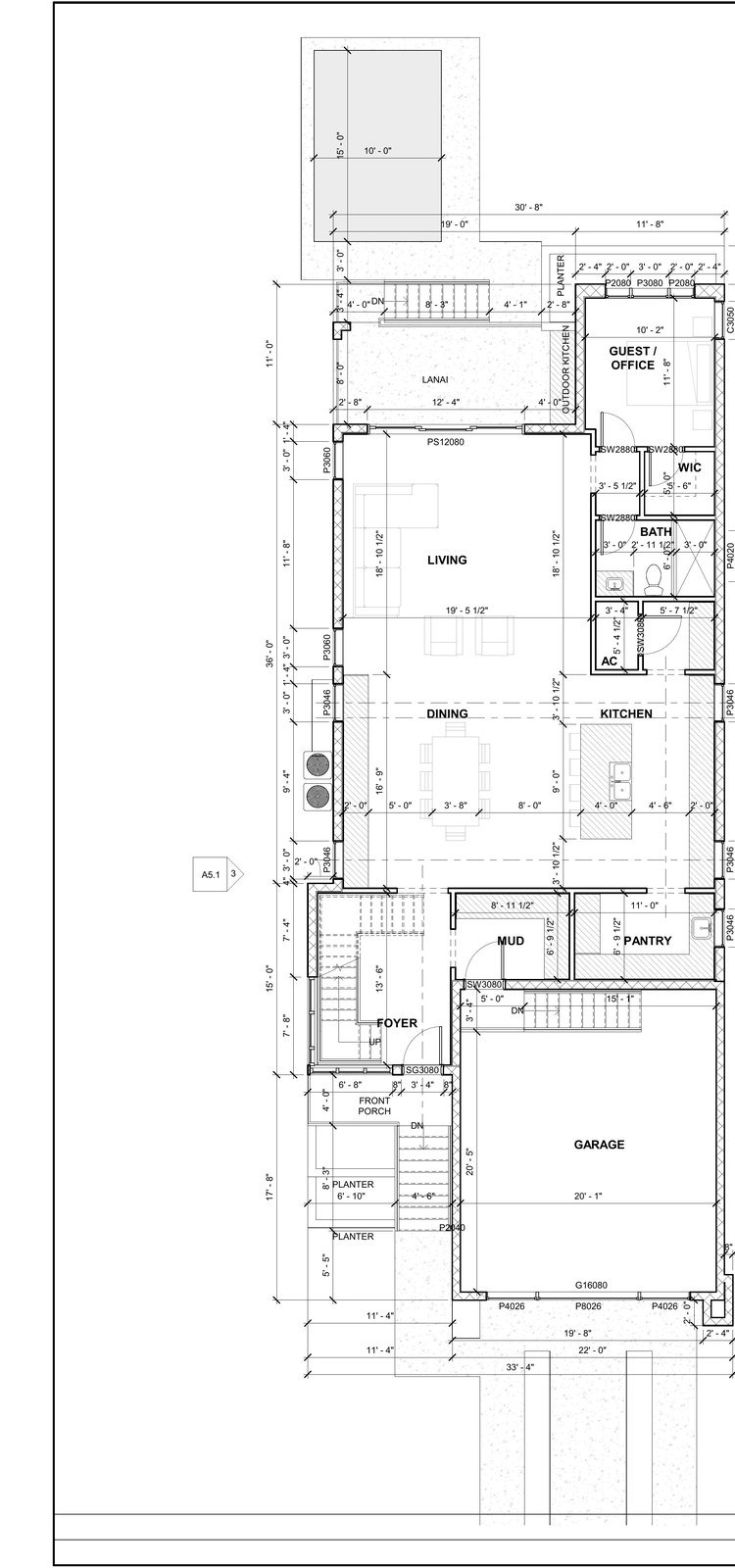116 Bosphorous — 1st floor construction plan