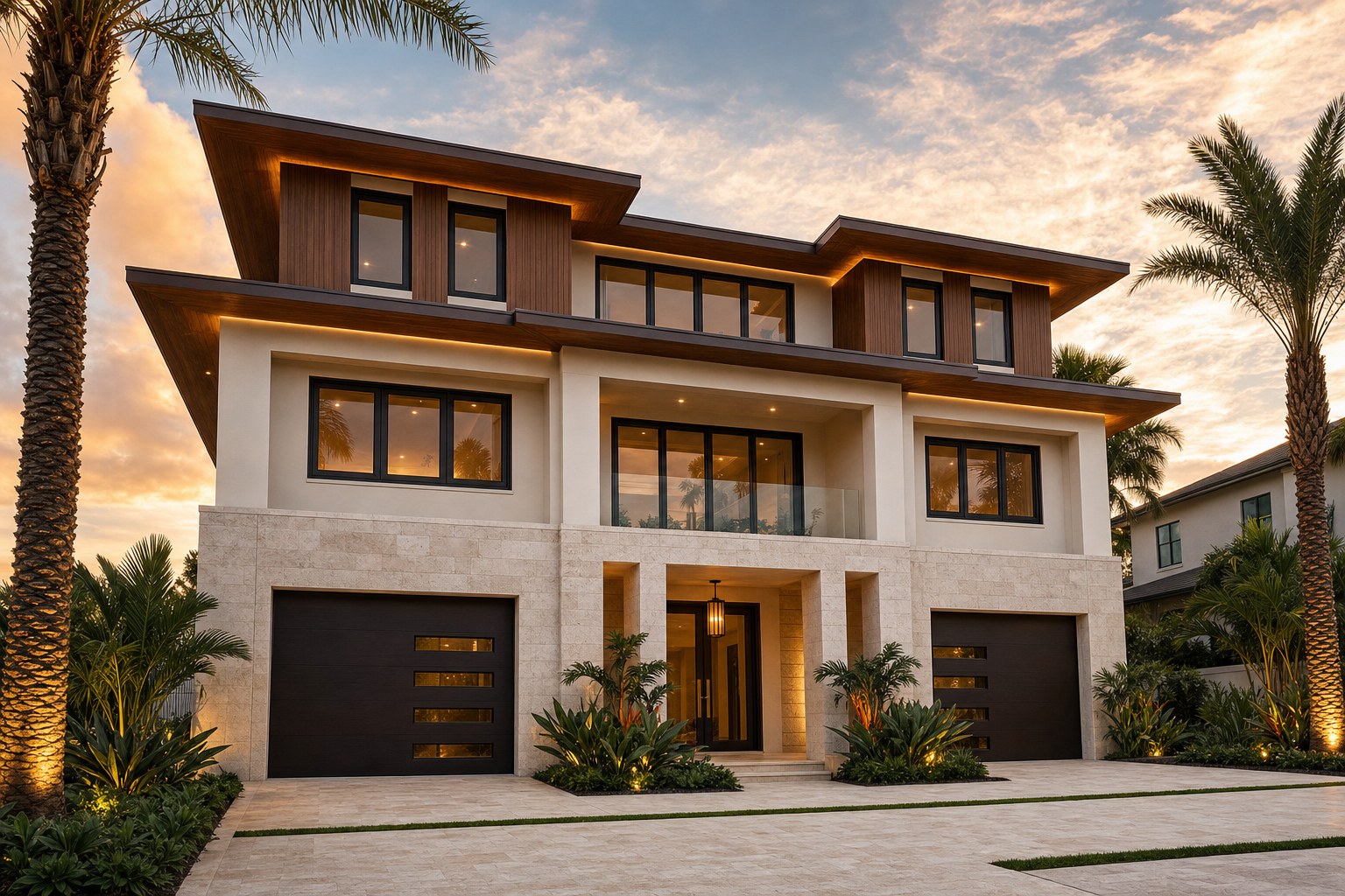 The Gardenia — west elevation